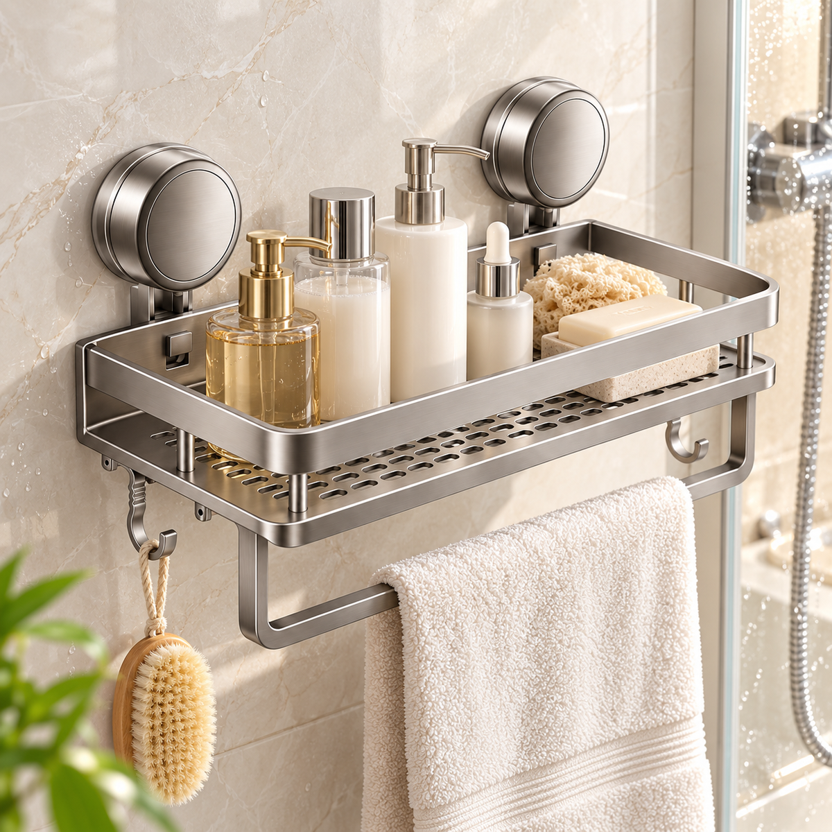 Suction Cup Shower Shelf