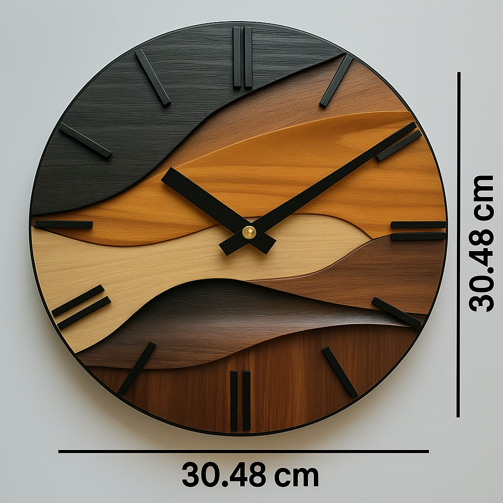 Silent Round Wall Clock
