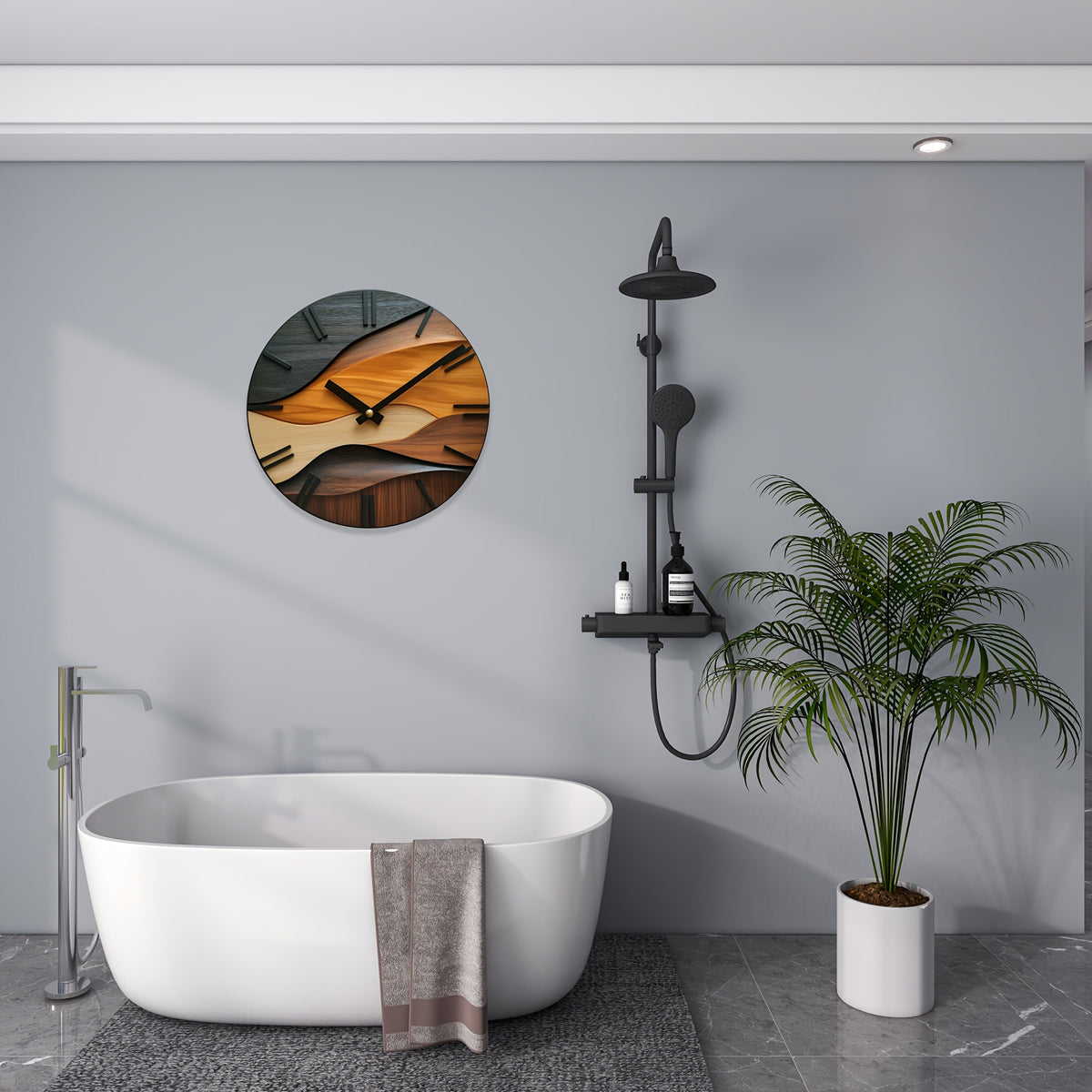 Silent Round Wall Clock