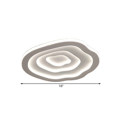 Rippled LED Ceiling Lamp