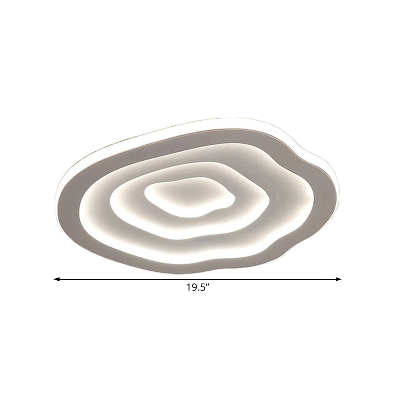 Rippled LED Ceiling Lamp