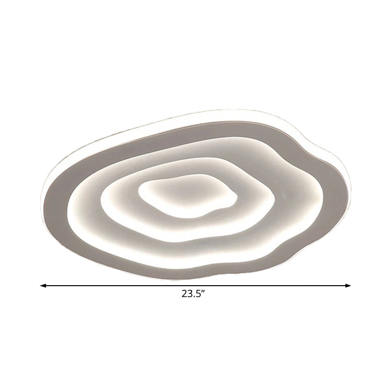 Rippled LED Ceiling Lamp