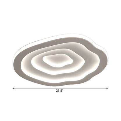 Rippled LED Ceiling Lamp