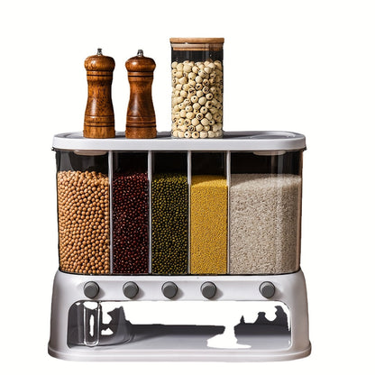 5-Compartment Grain Dispenser