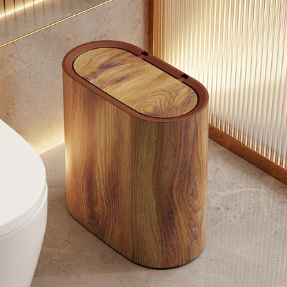 Marble-Effect Bin with Lid