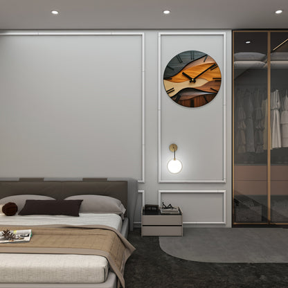 Silent Round Wall Clock