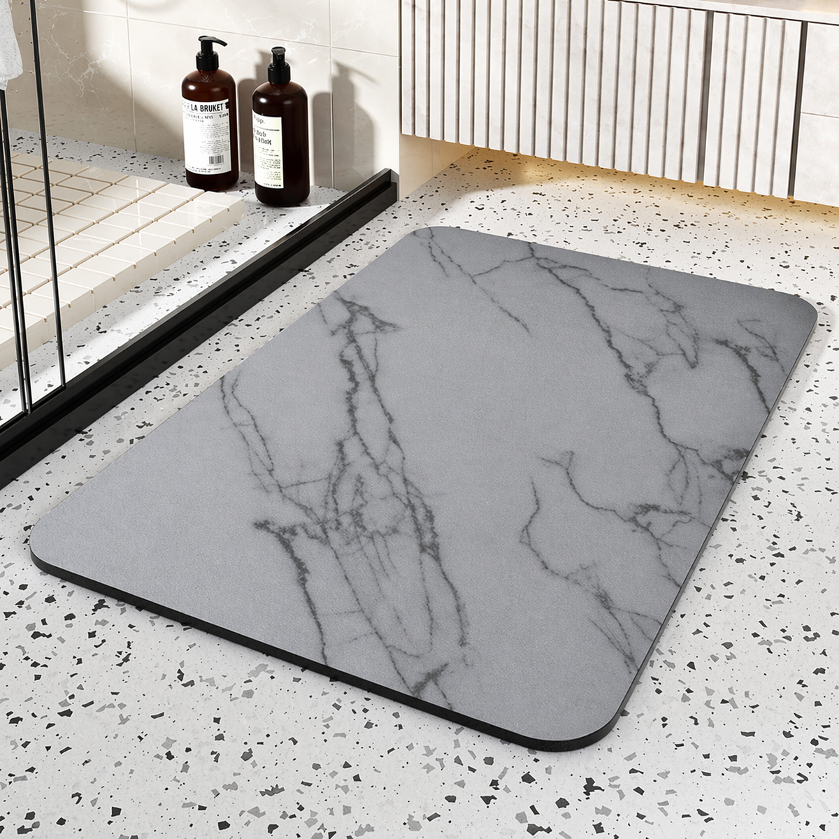 Quick-Dry Diatom Stone Bath Mat