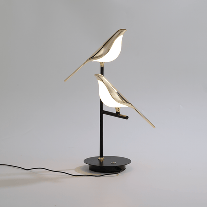 Golden Birds LED Table Lamp