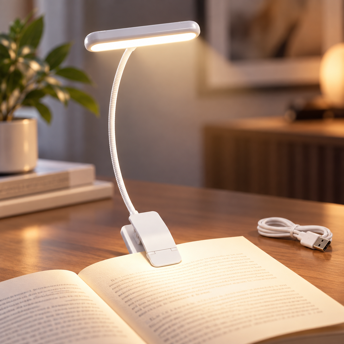 Dimmable Clip-On Reading Light