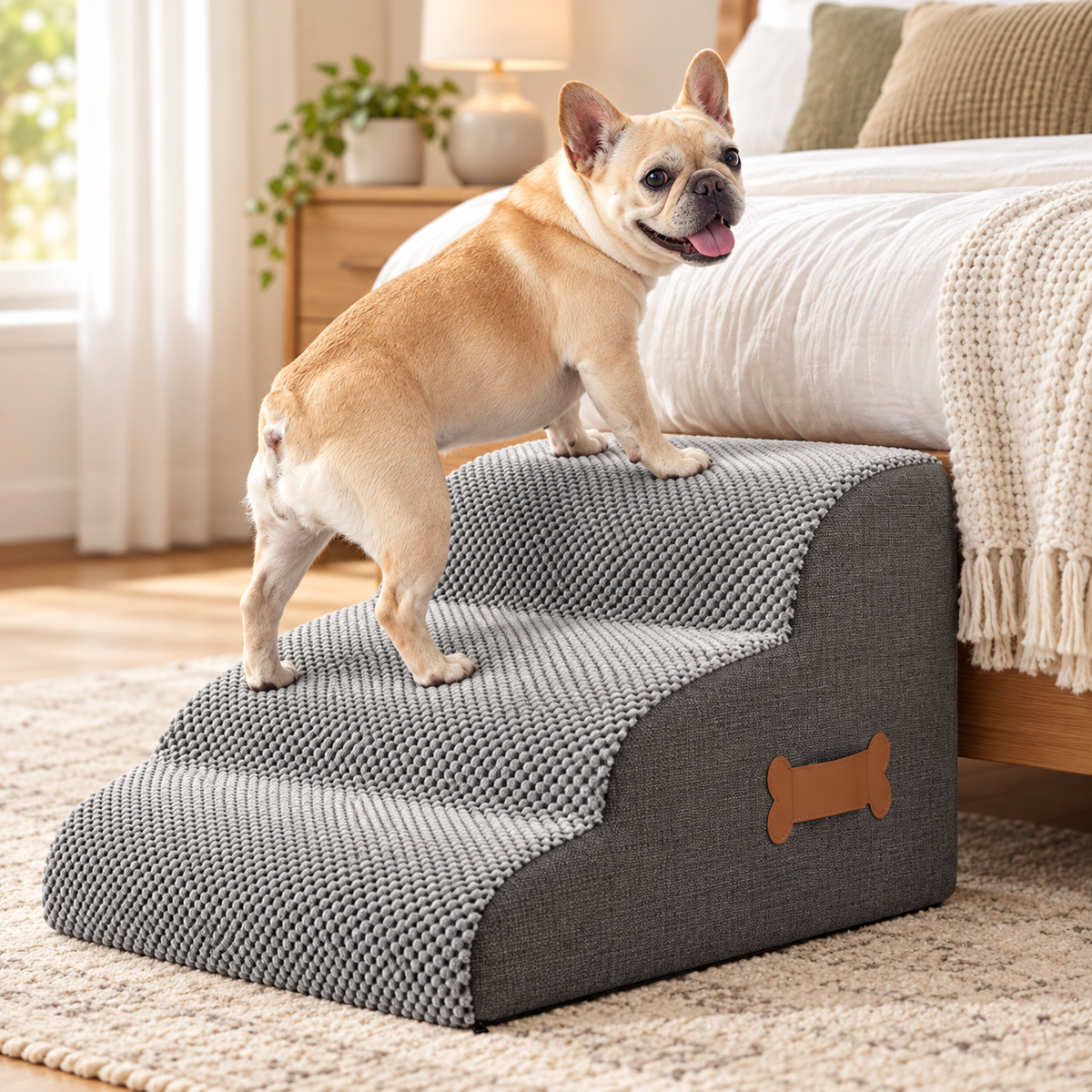 Soft Foam Dog Stairs