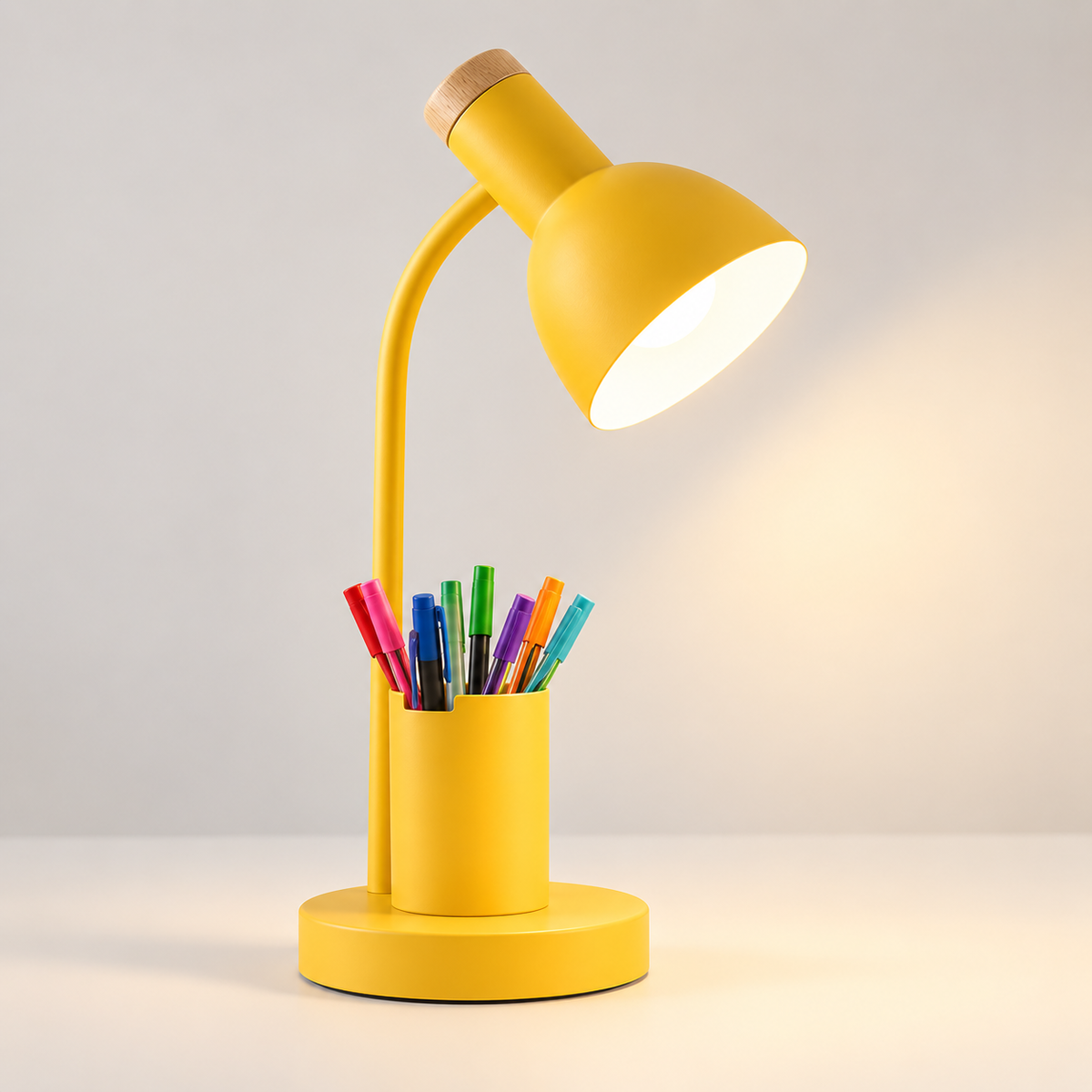 LED Desk Lamp with Pen Holder