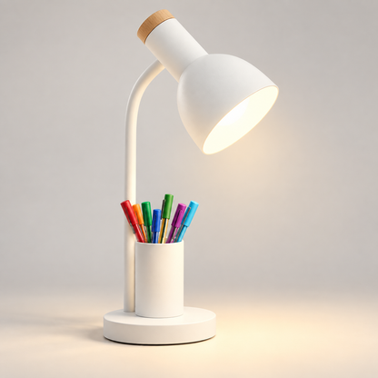 LED Desk Lamp with Pen Holder