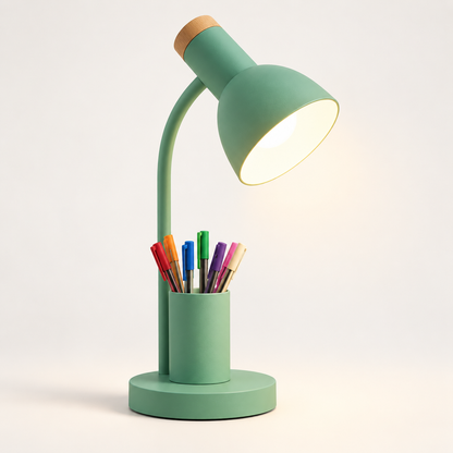 LED Desk Lamp with Pen Holder