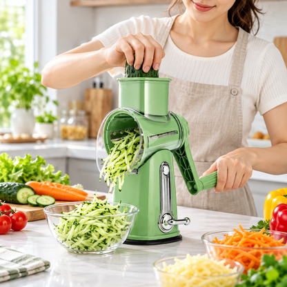 5-in-1 Rotary Vegetable Slicer