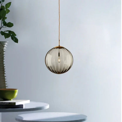 Glass Ball Pendant Light