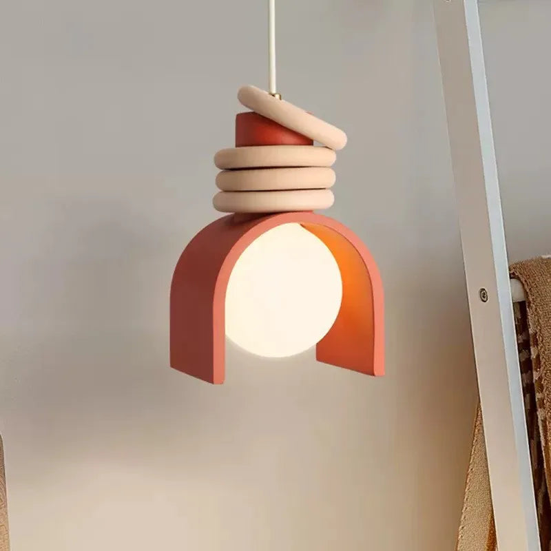 Wabi-Sabi Japanese Resin Pendant Light