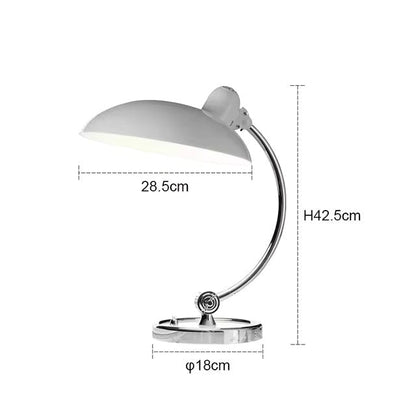 Bauhaus Curved Metal Table Lamp