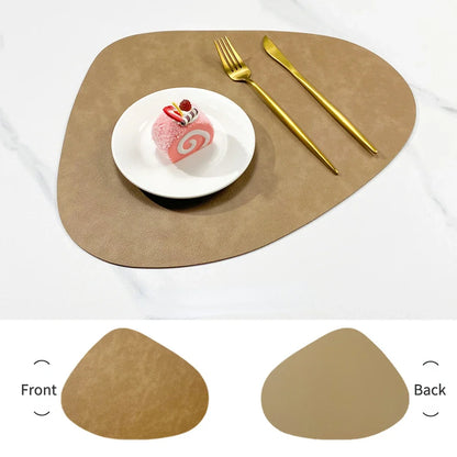 Double-Sided Faux Leather Placemats