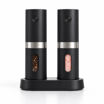 Rechargeable Salt & Pepper Mill Set