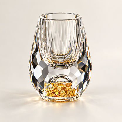 Sequined Crystal Shot Glass Set