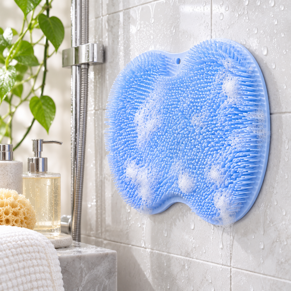 Silicone Shower Scrubbing Mat