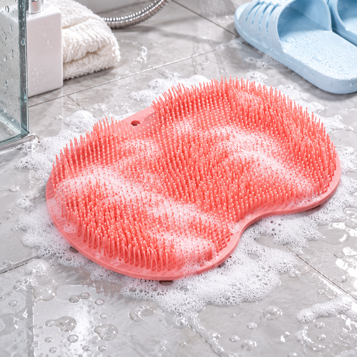 Silicone Shower Scrubbing Mat