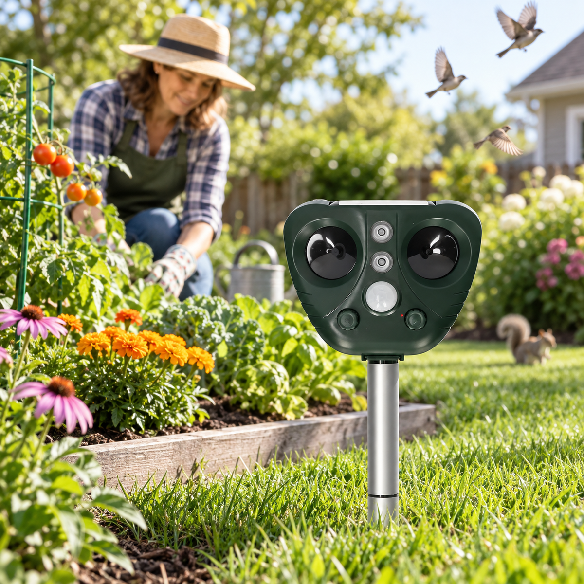Solar Ultrasonic Bird Repeller