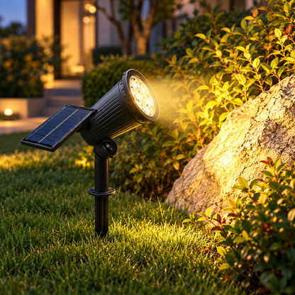Tilting Solar Garden Spotlight