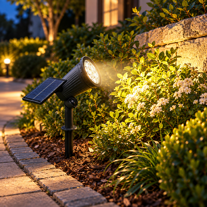 Tilting Solar Garden Spotlight