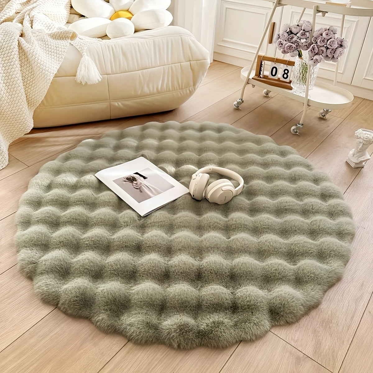 Round Bubble Rug