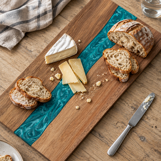 Resin River Acacia Charcuterie Board