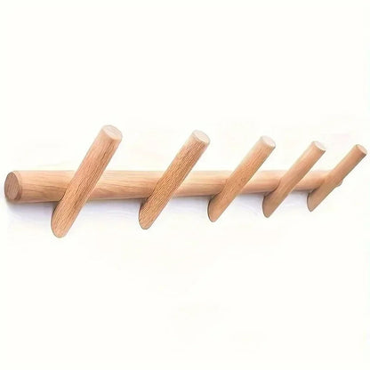 Solid Oak Wall Rack