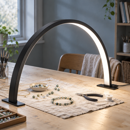 Crescent Moon LED Desk Lamp