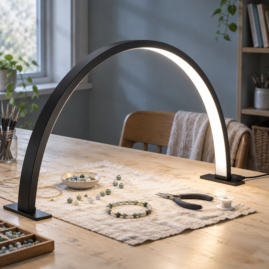 Crescent Moon LED Desk Lamp
