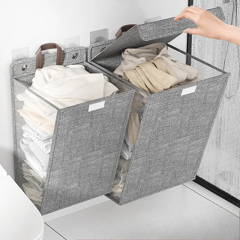 Foldable Wall-Mounted Laundry Basket