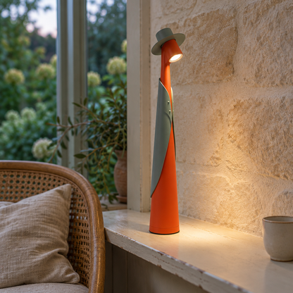 Rechargeable LED Hat Lamp, Orange Green