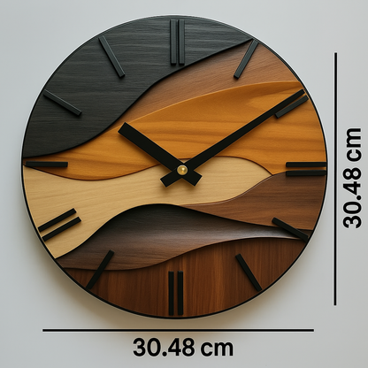 Silent Round Wall Clock