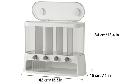 5-Compartment Grain Dispenser