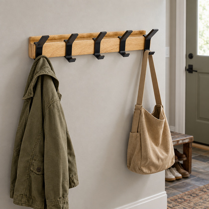 Adjustable Wall Coat Rack